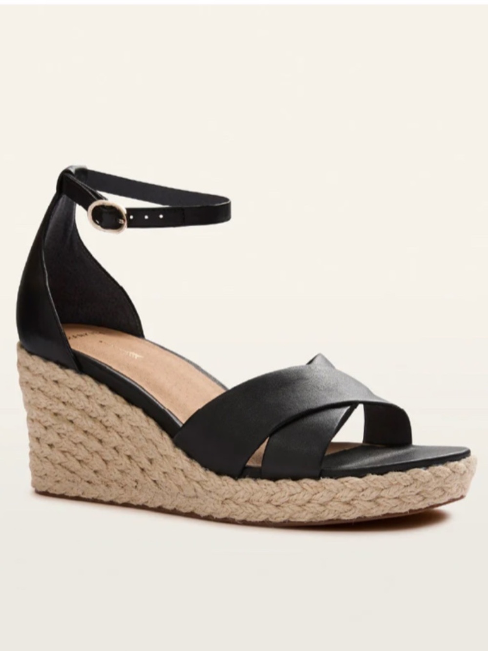 FRANKIE 4 BAKER BLACK WEDGES - NEW IN BOX